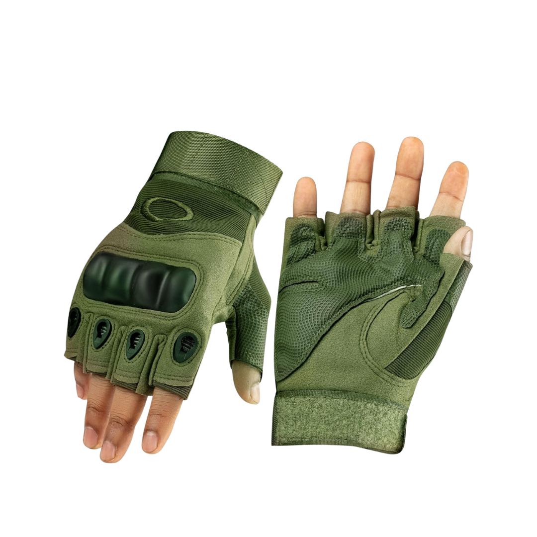Half Finger Tactical Gloves – Hard Knuckle Protection