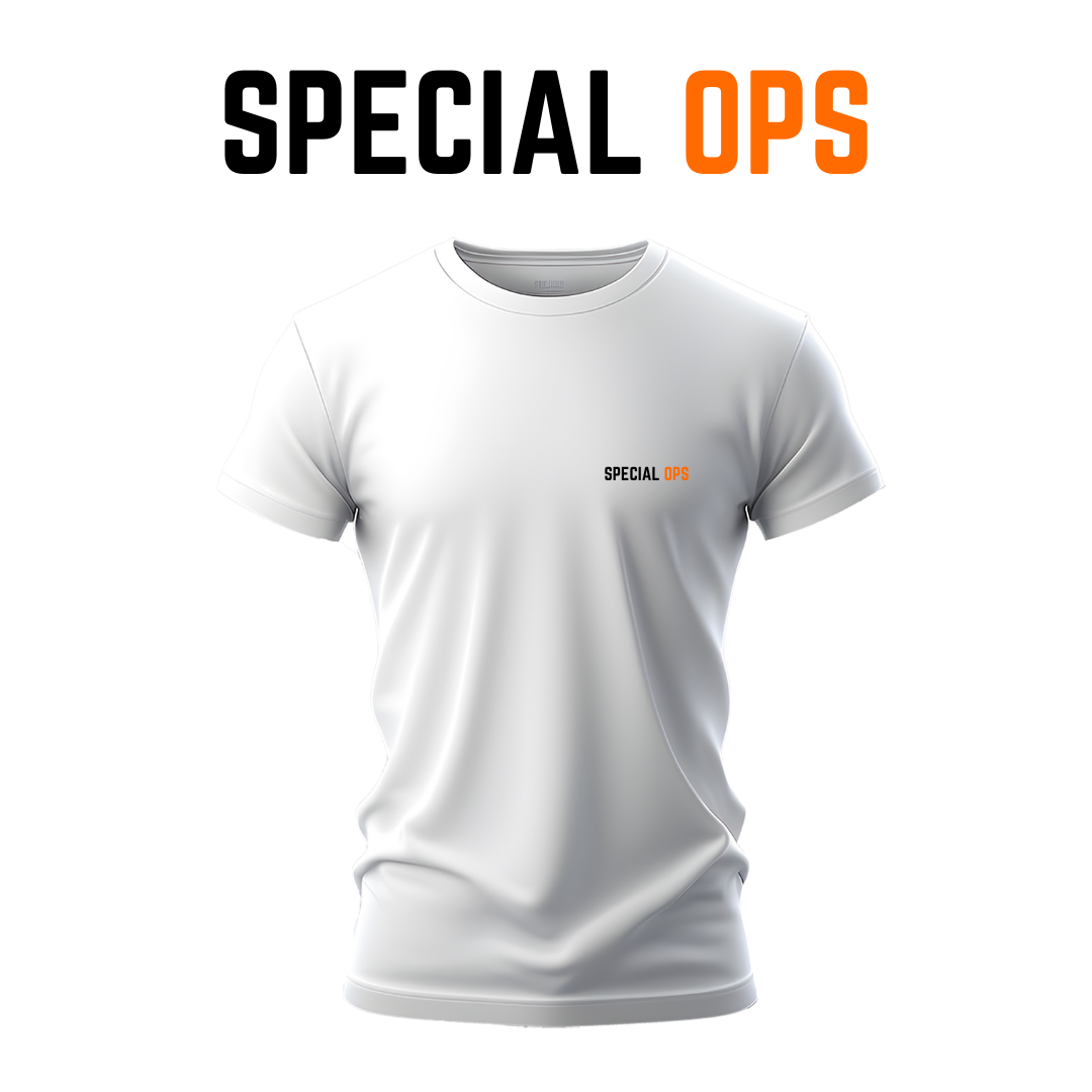 SPECIAL OPS Tshirt - White - SPECIAL OPS Tactical Gear