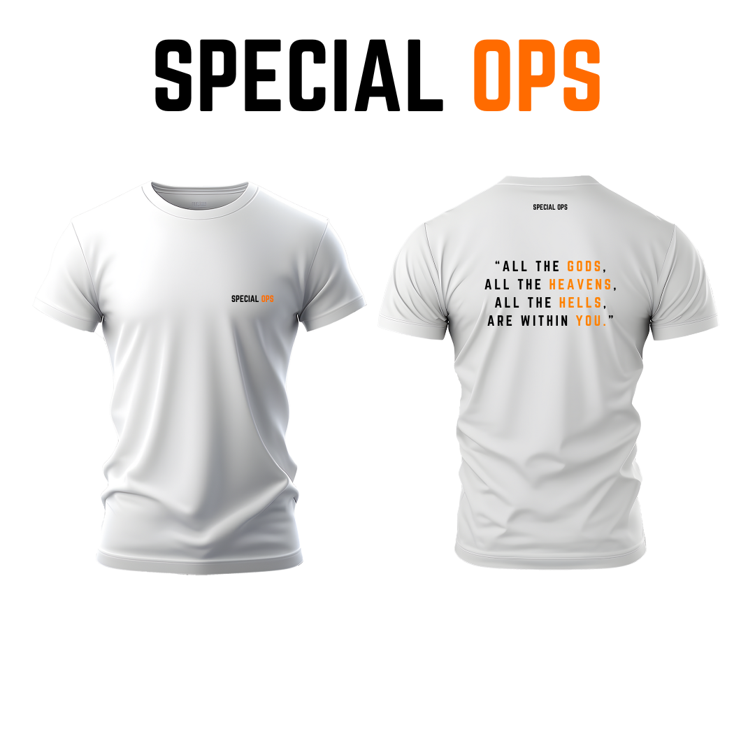 SPECIAL OPS Tshirt - White - SPECIAL OPS Tactical Gear