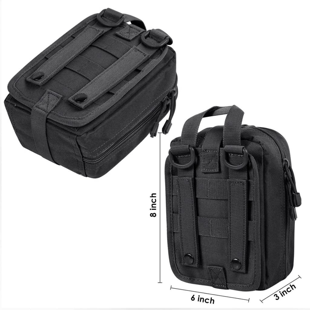 FIRST AID KIT | TACTICAL MEDICAL POUCH | BLACK SPECIAL OPS
