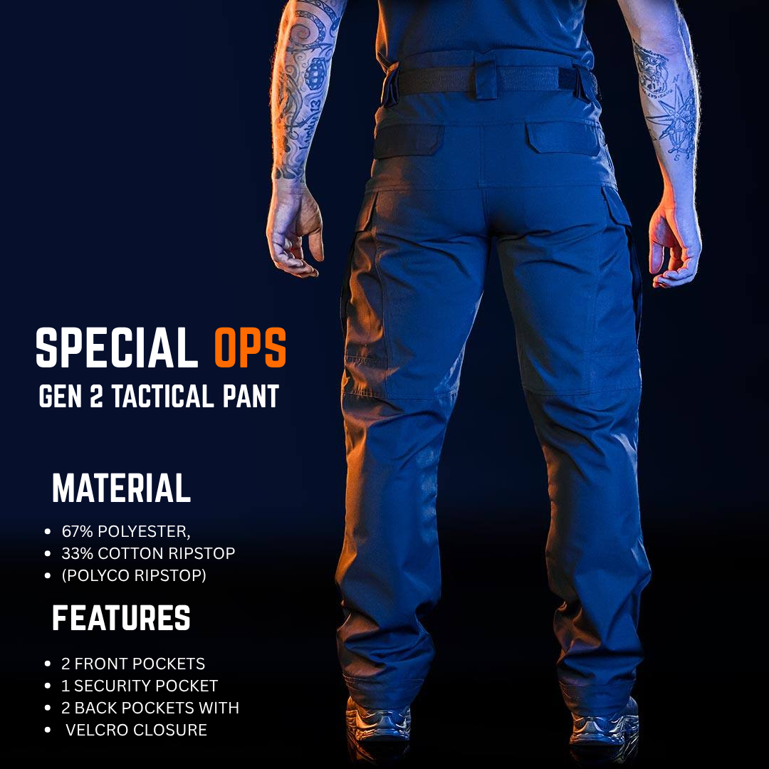 SPECIAL OPS RANGER TACTICAL PANT - 7-Pocket Combat Pants with Knee Armor Slots SPECIAL OPS Tactical Gear