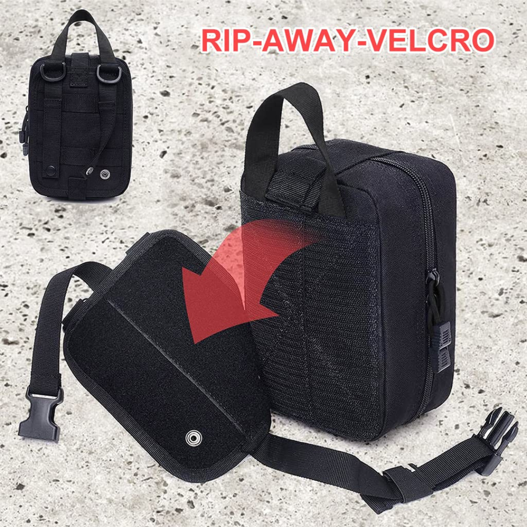 FIRST AID KIT | TACTICAL MEDICAL POUCH | BLACK SPECIAL OPS