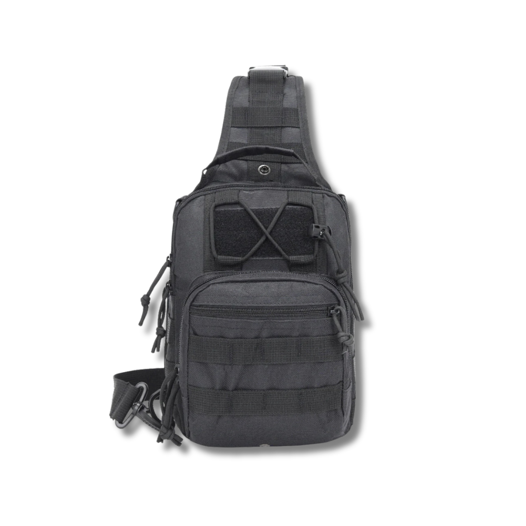 Marksman Tactical Sling Bag - BLACK | 500D Nylon EDC Crossbody | SPECIAL OPS
