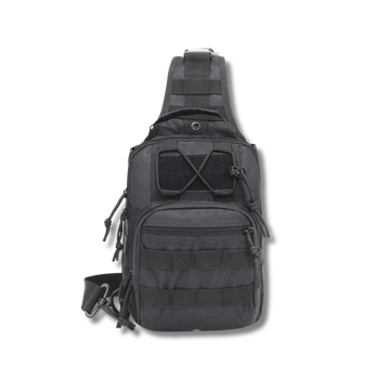 Marksman Tactical Sling Bag - BLACK | 500D Nylon EDC Crossbody | SPECIAL OPS