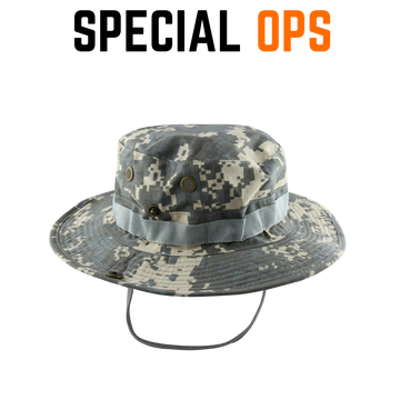 Boonie Hat - ACU Marine Print Tactical Gear India