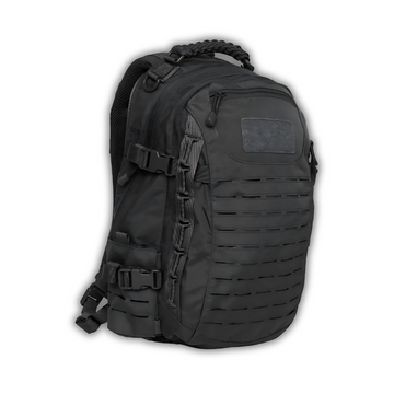 HUNTER TACTICAL BACKPACK - STEALTH BLACK Tactical Gear India