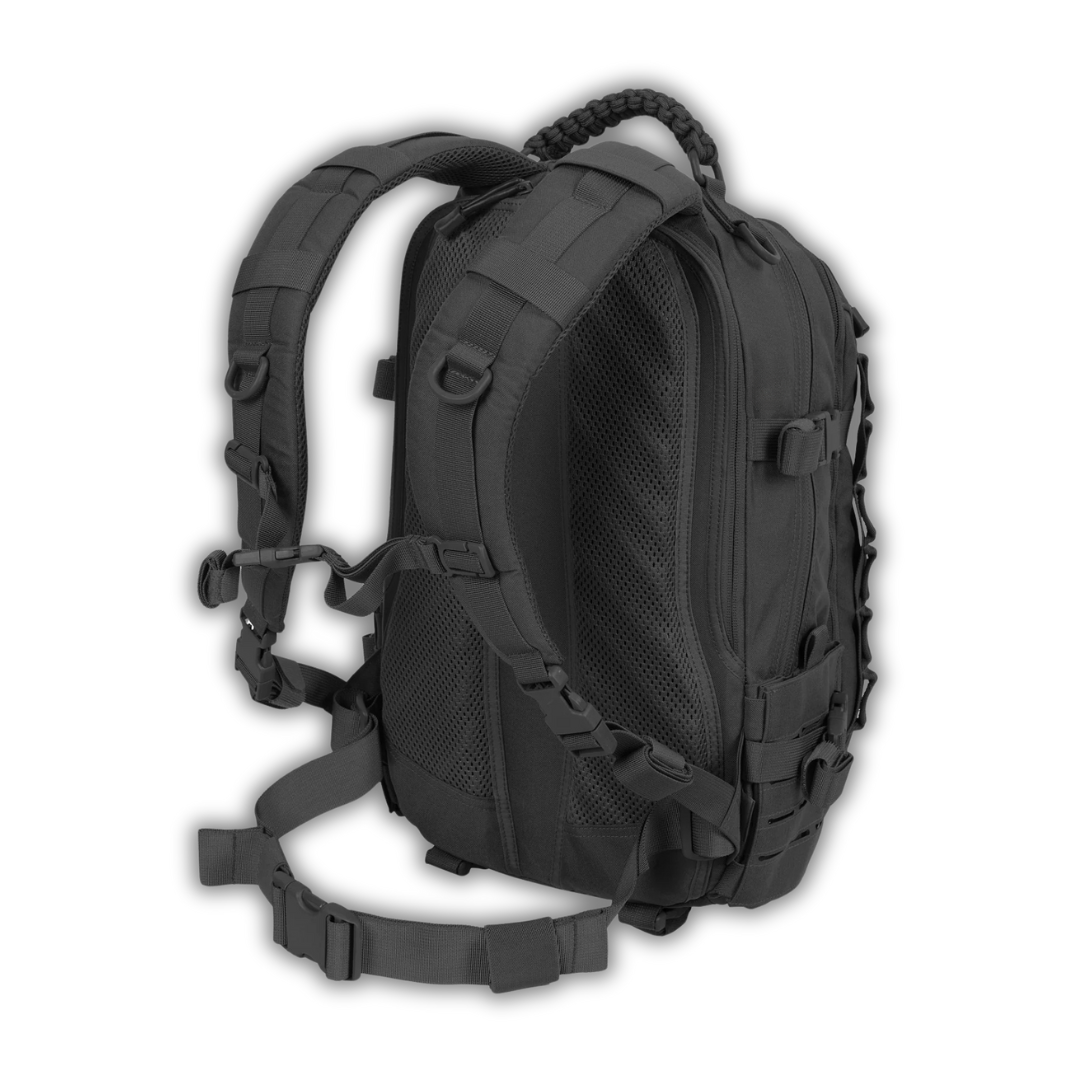 HUNTER TACTICAL BACKPACK - STEALTH BLACK Tactical Gear India