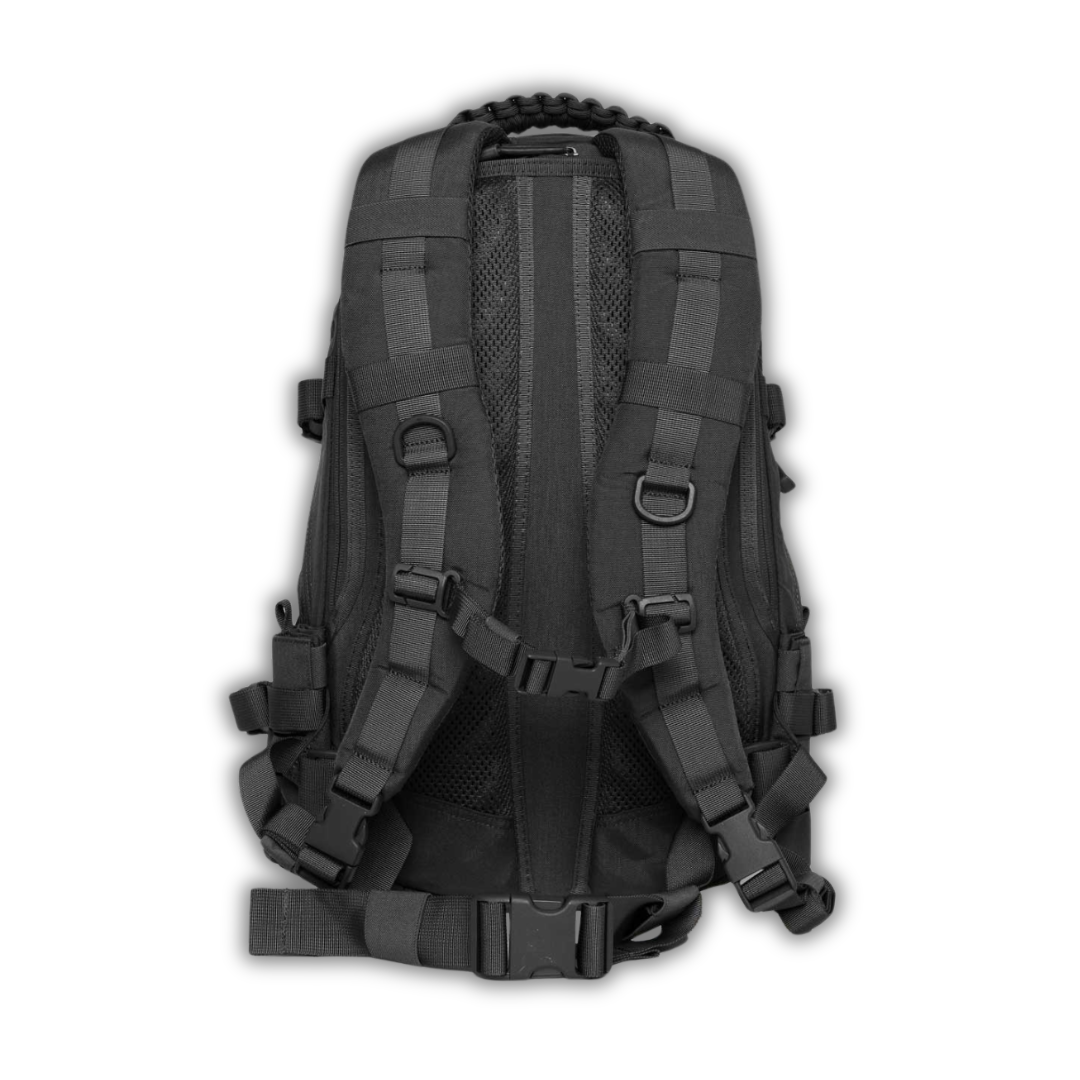 HUNTER TACTICAL BACKPACK - STEALTH BLACK Tactical Gear India