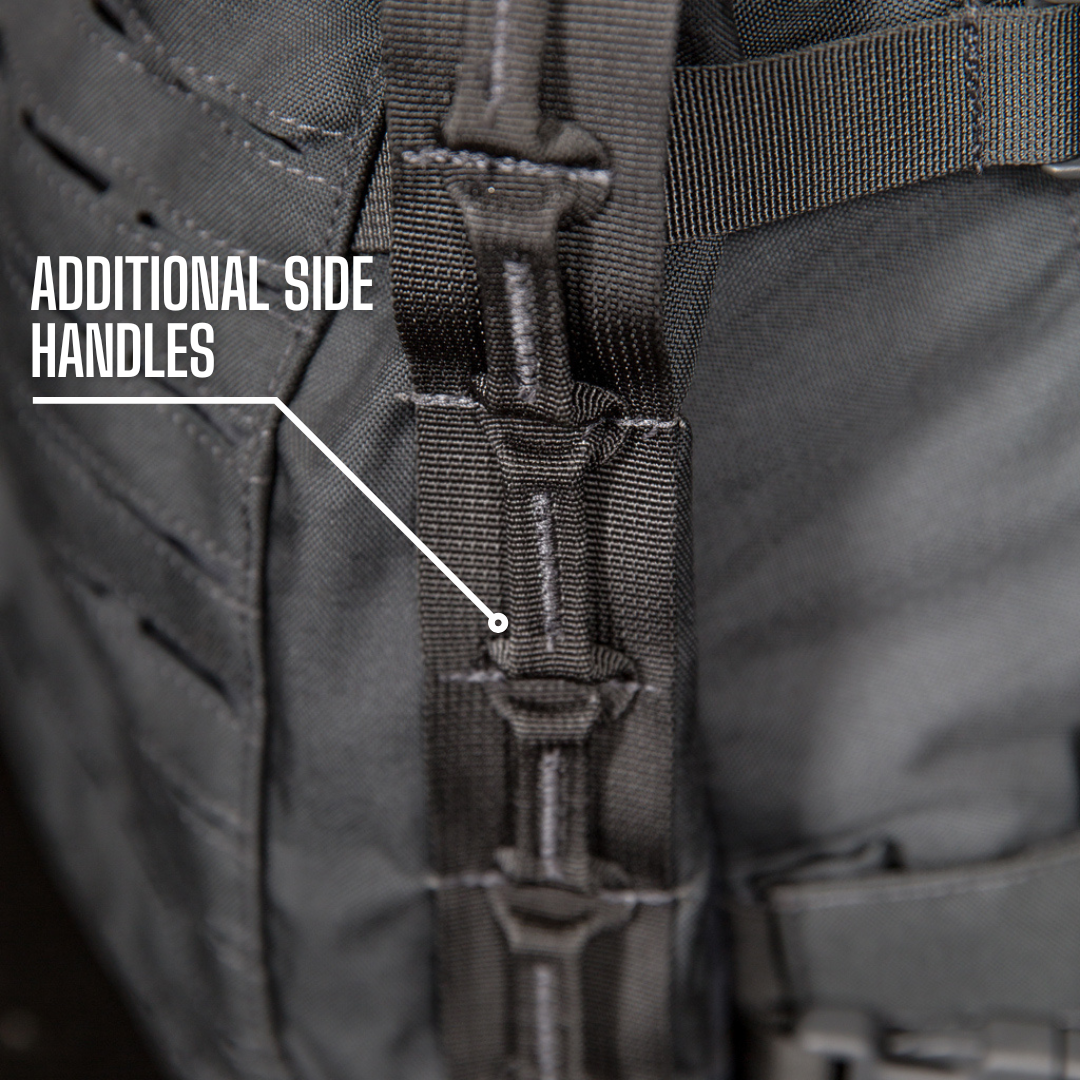 HUNTER TACTICAL BACKPACK - STEALTH BLACK Tactical Gear India