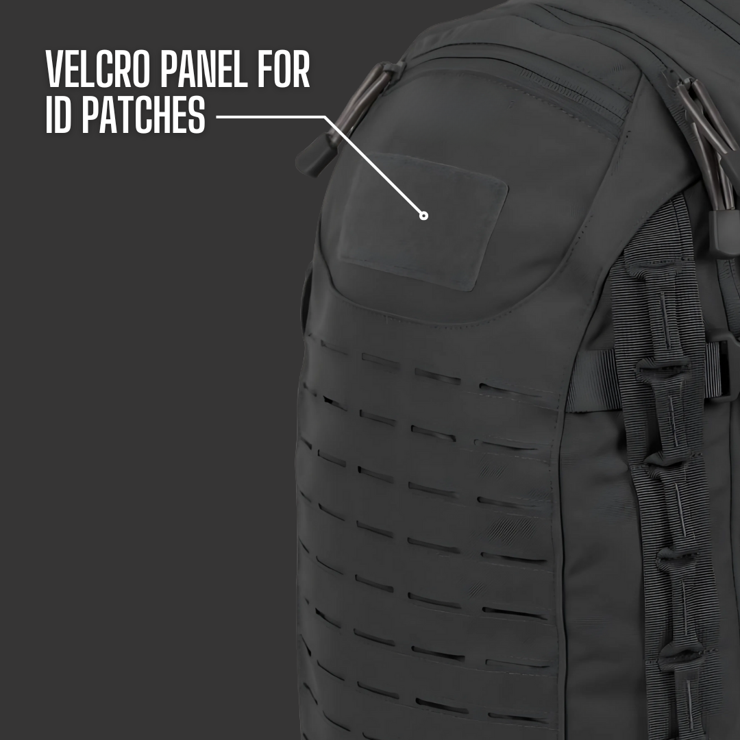 HUNTER TACTICAL BACKPACK - STEALTH BLACK Tactical Gear India