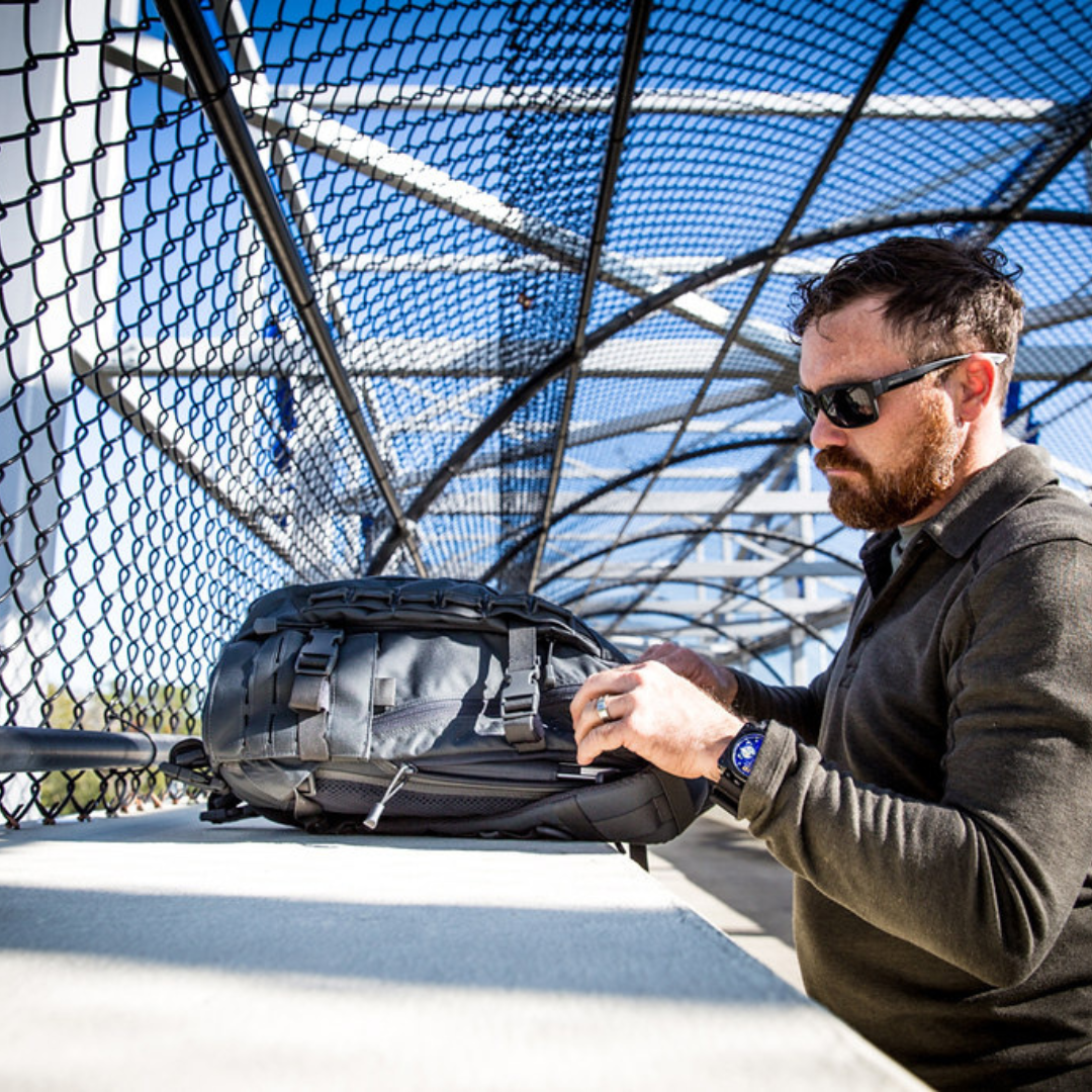 HUNTER TACTICAL BACKPACK - STEALTH BLACK Tactical Gear India