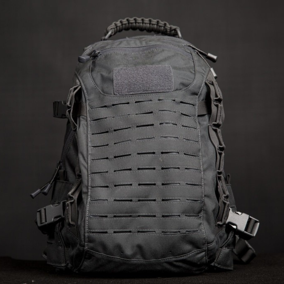 HUNTER TACTICAL BACKPACK - STEALTH BLACK Tactical Gear India