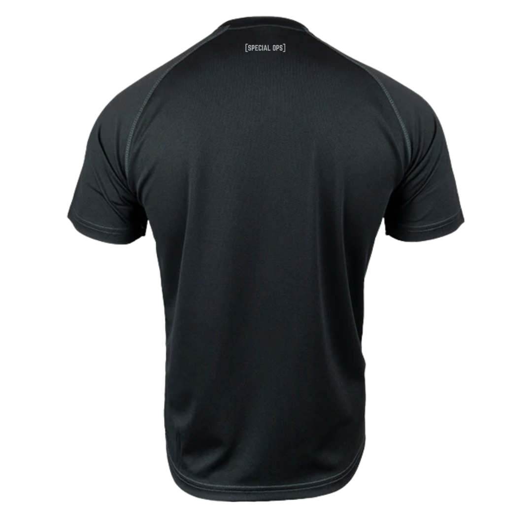 Combat Operator Mesh-Tech T-Shirt - Black | Tactical Performance Wear SPECIAL OPS