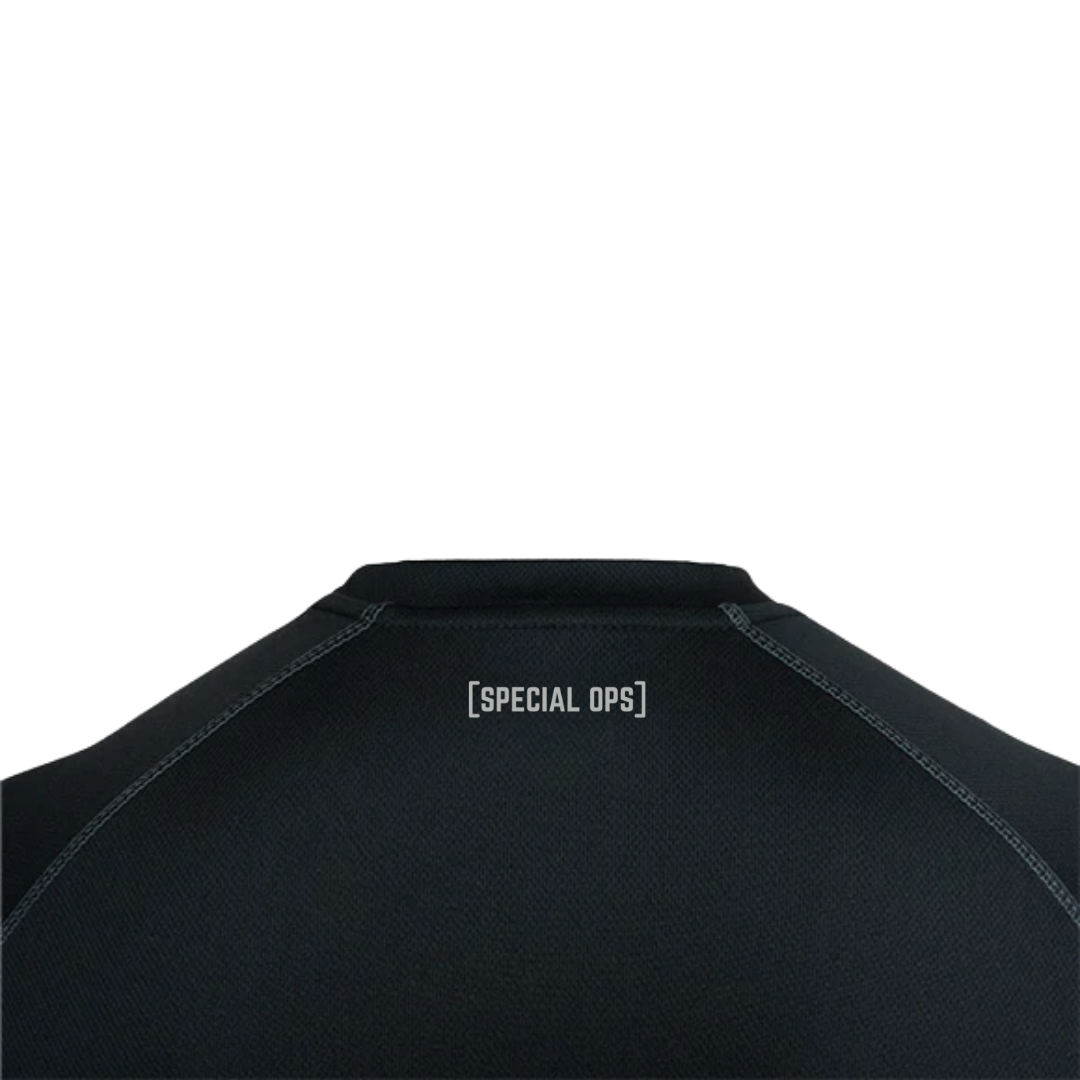 Combat Operator Mesh-Tech T-Shirt - Black | Tactical Performance Wear SPECIAL OPS