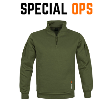 Tactical Sweatshirt - Olive Green