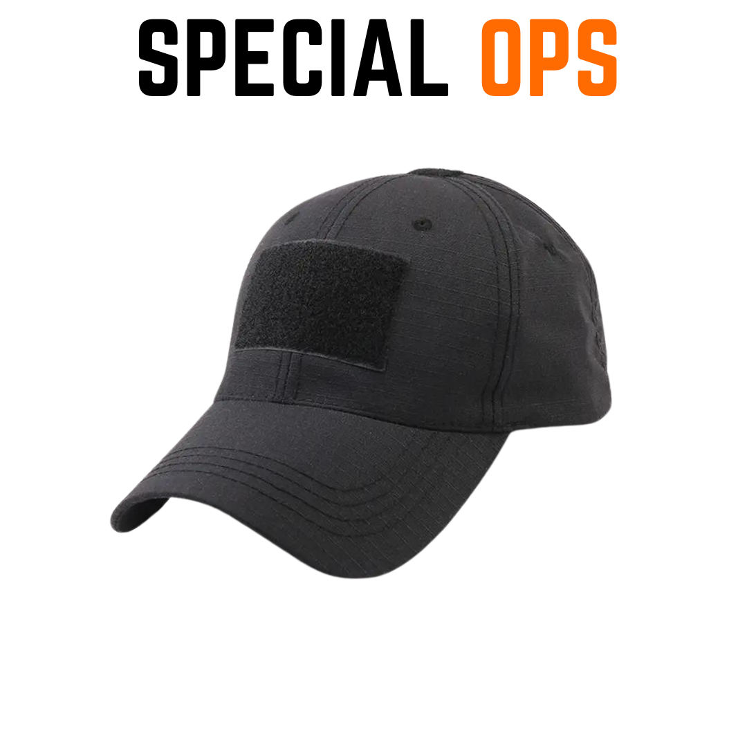 Tactical Recon Cap Ripstop - Black SPECIAL OPS