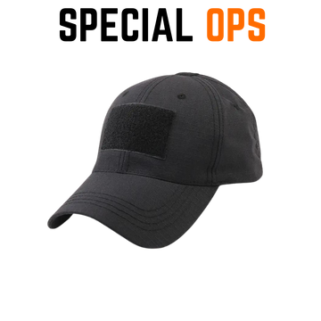 Tactical Recon Cap Ripstop - Black SPECIAL OPS