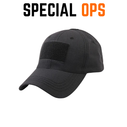 Tactical Recon Cap Ripstop - Black