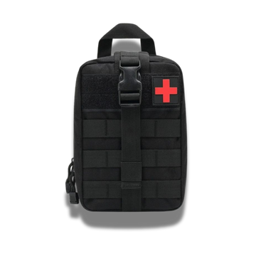 FIRST AID KIT | TACTICAL MEDICAL POUCH | BLACK SPECIAL OPS