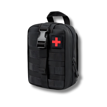 FIRST AID KIT | TACTICAL MEDICAL POUCH | BLACK