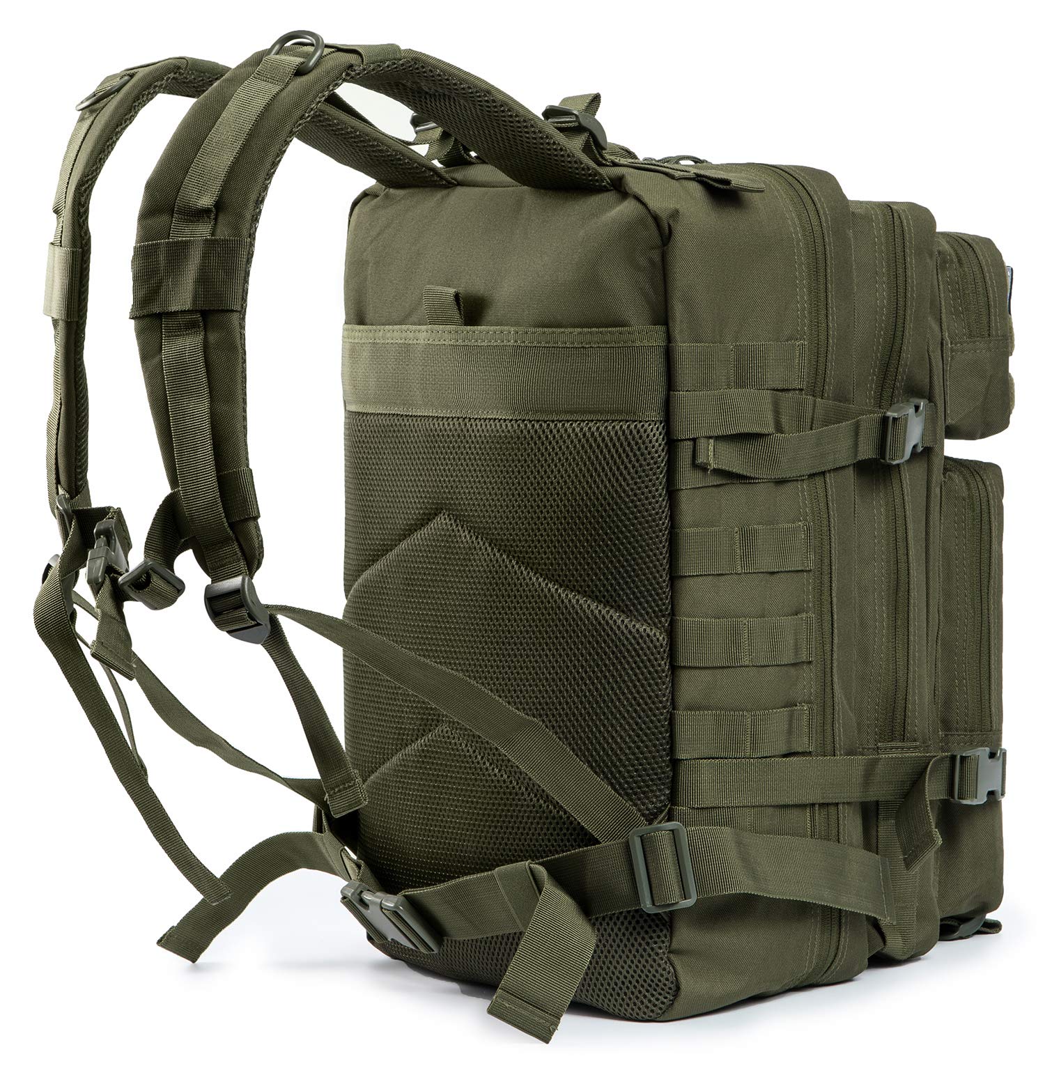 QT&amp;QY 45L Military Tactical Backpacks Molle Army Assault Pack 3 Day Bug Out Bag Hiking Treeking Rucksack\u2026 EcomGrab