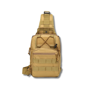 Marksman Tactical Sling Bag - Khaki | 500D Nylon EDC Crossbody | SPECIAL OPS