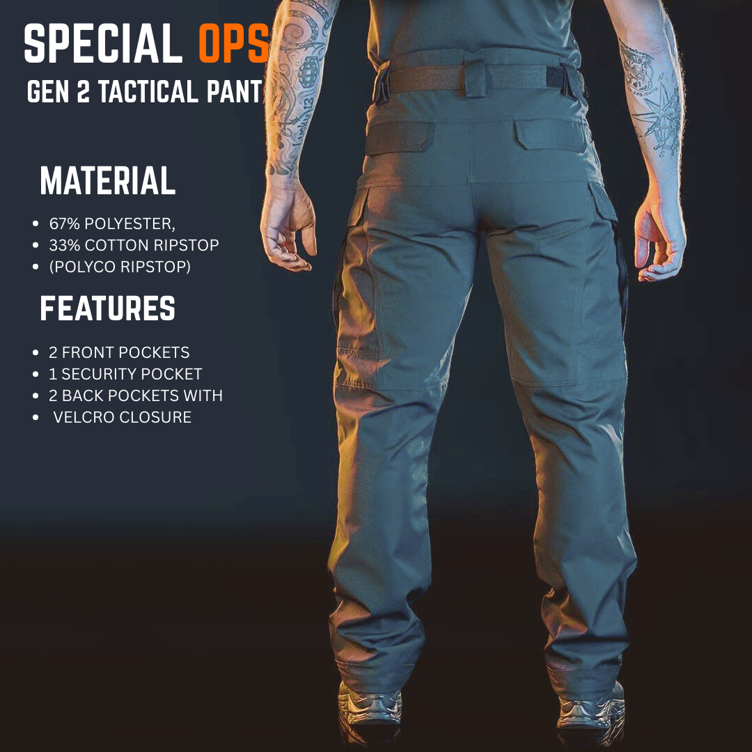 SPECIAL OPS RANGER TACTICAL PANT - 7-Pocket Combat Pants with Knee Armor Slots SPECIAL OPS Tactical Gear