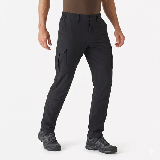 Tactical gear for men - APEX Cargo Pants in Stealth Black