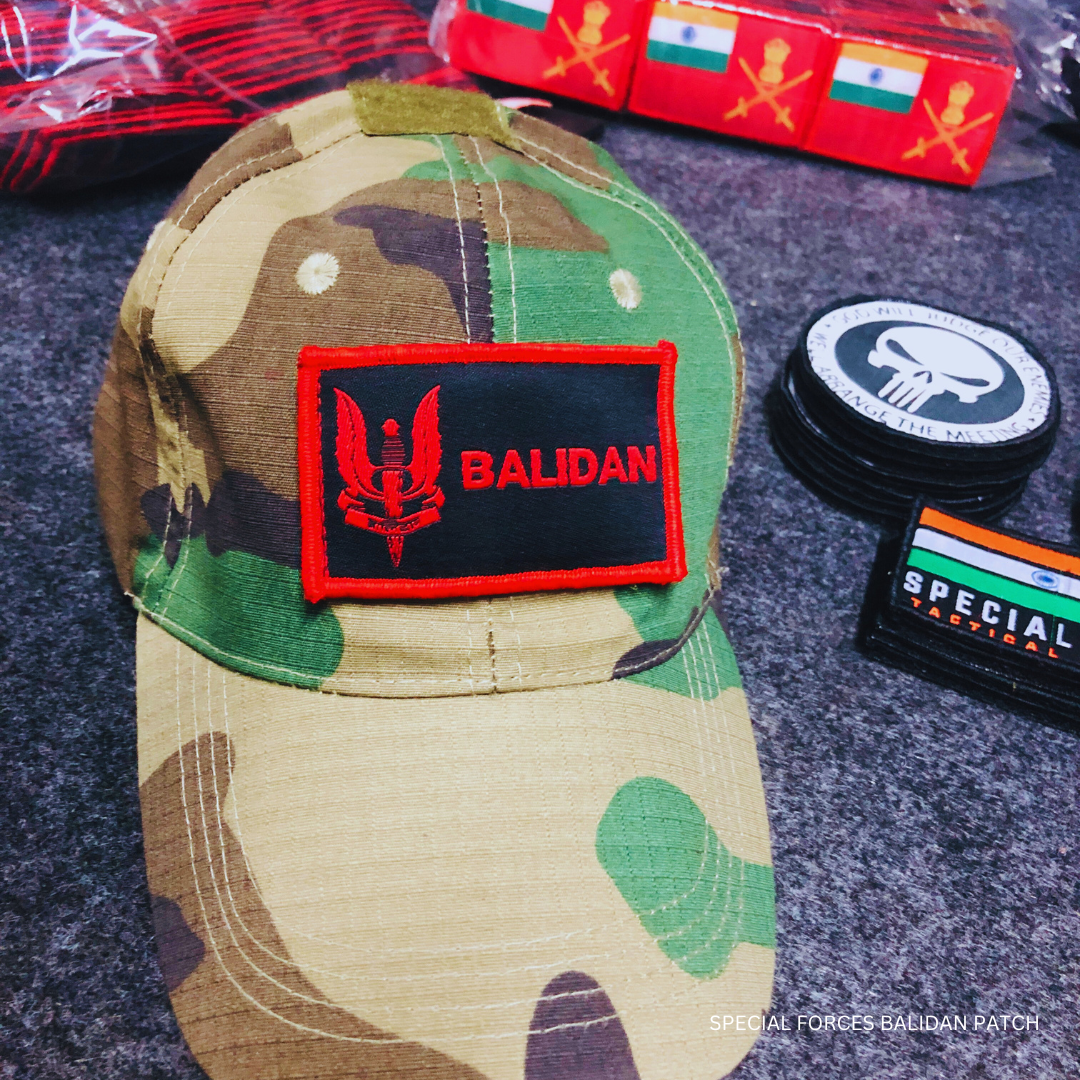 Balidan Velcro Patch on Tactical Cap