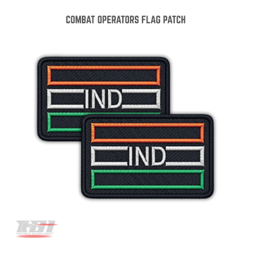 Combat Operators Flag Patch – 3D Embroidered Tactical Morale Patch