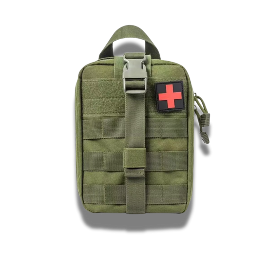 FIRST AID KIT | TACTICAL MEDICAL POUCH | OLIVE GREEN