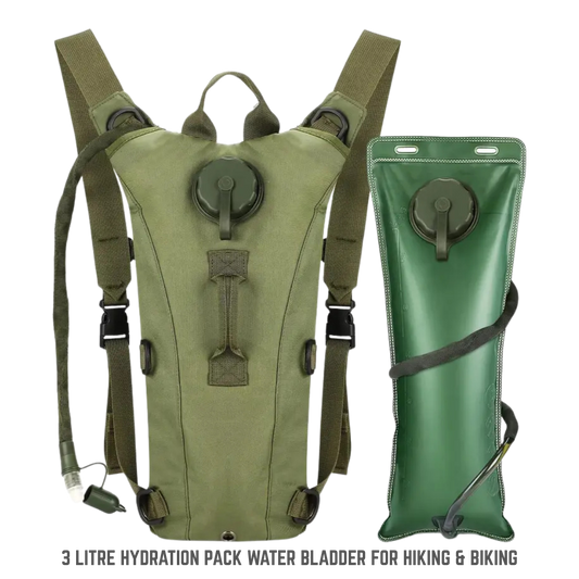 HYDRATION BLADDER - 3 LTRS CAPACITY - ARMY GREEN
