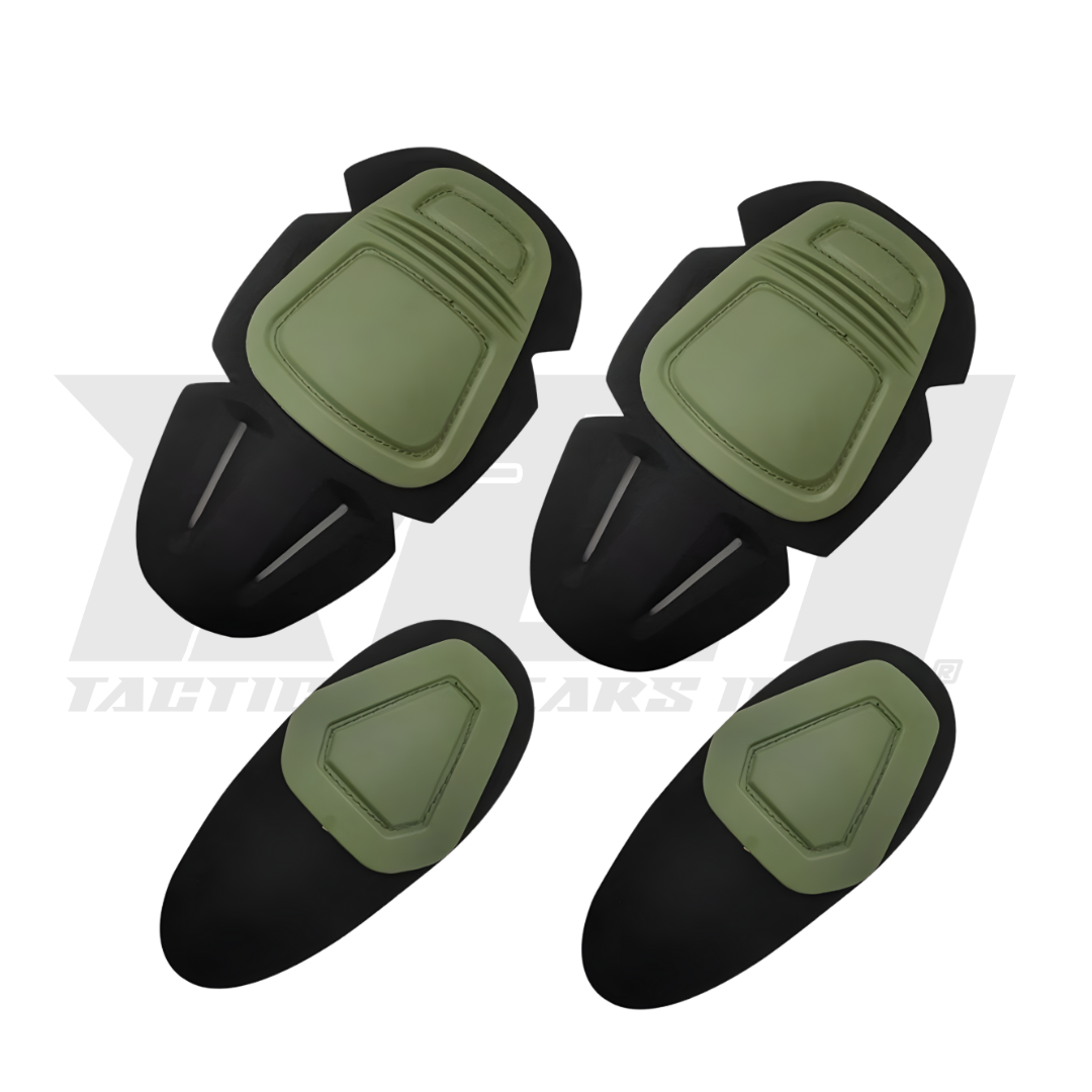 Tactical knee pad inserts for combat pants used by Indian Army and police SWAT teams