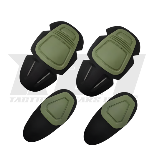 Tactical knee pad inserts for combat pants used by Indian Army and police SWAT teams