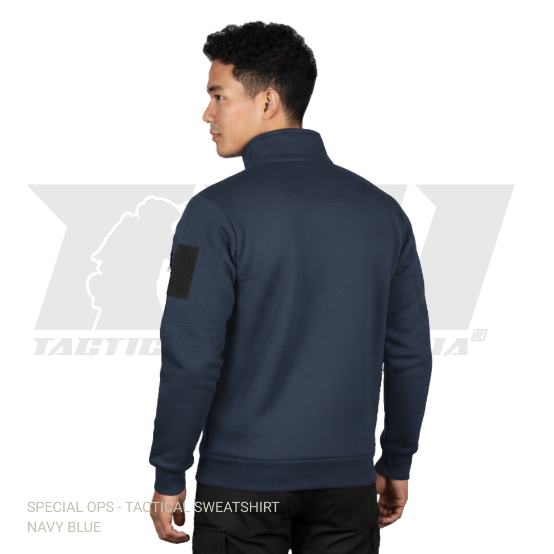Navy Blue Tactical Sweatshirt SPECIAL OPS