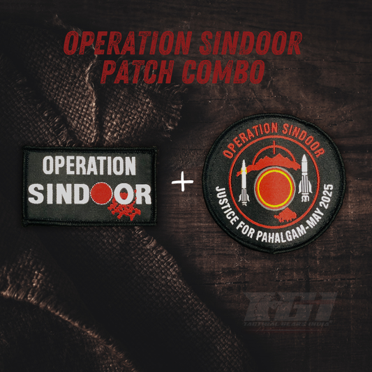 Tactical Patch | Operation Sindoor Combo – Premium Velcro Patch