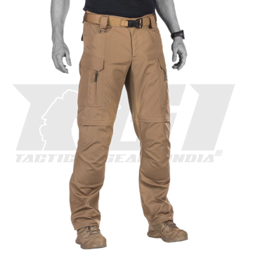 Special Ops Ranger Khaki tactical pants shown on a model in an outdoor setting