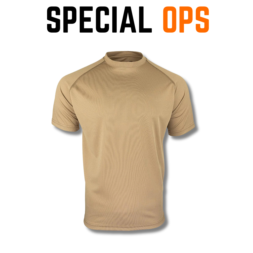 Beige Cotton Operators Tee – Breathable Daily Wear T-Shirt by SPECIAL OPS