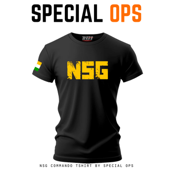 SPECIAL OPS NSG Commando T-Shirt – Black Tactical Tee with Tencel™ Fabric
