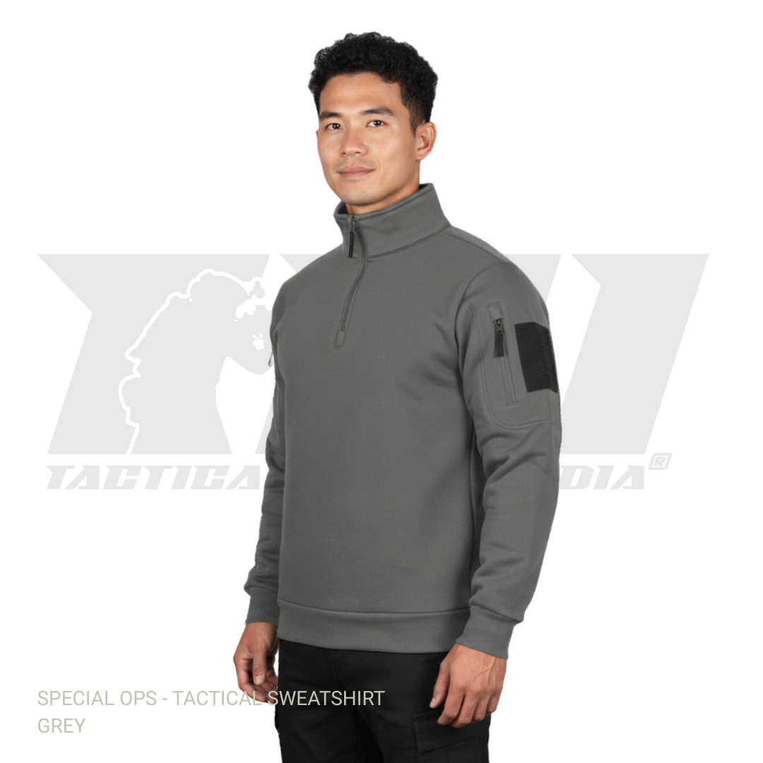 SPECIAL OPS tactical winter Sweatshirt made in India with customizable morale patch areas