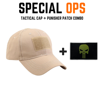 TACTICAL CAP + PATCH Combo SPECIAL OPS