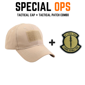 TACTICAL CAP + PATCH Combo