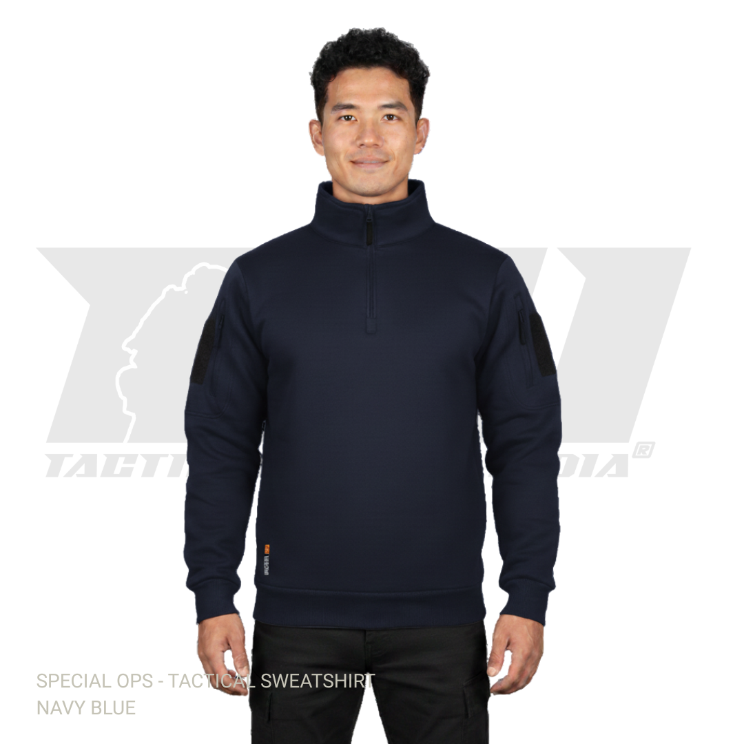 Navy Blue Tactical Sweatshirt SPECIAL OPS