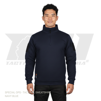 Navy Blue Tactical Sweatshirt