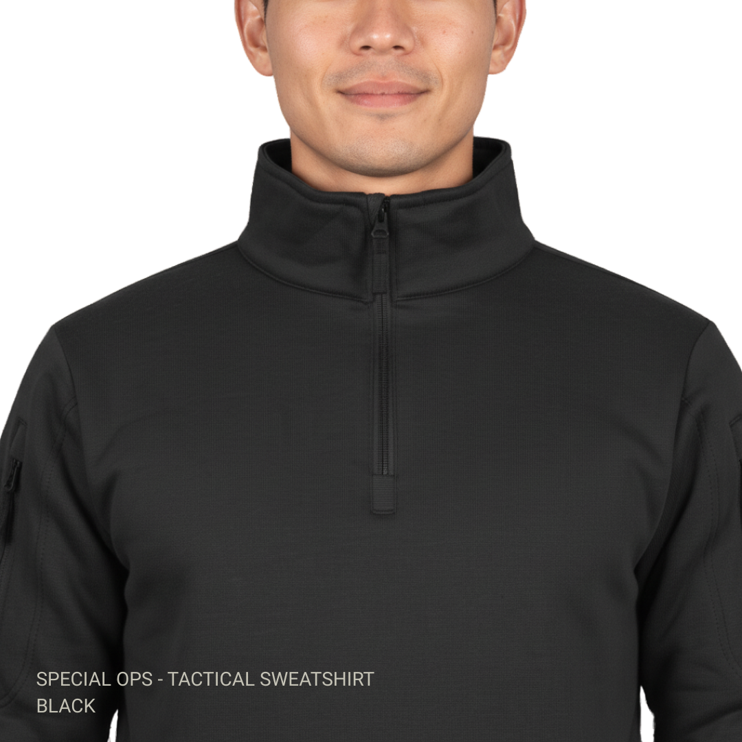 Winter tactical gear hoodie with velcro panels for unit patches special ops apparel