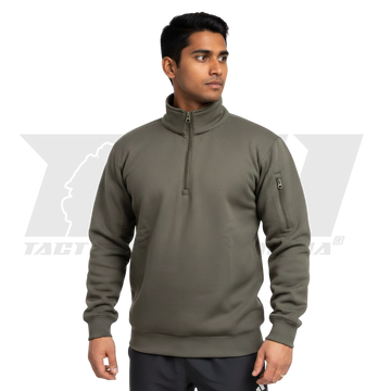 SPECIAL-OPS-Tactical-Bonded-Fleece-Sweatshirt-Olive Green -Front-View