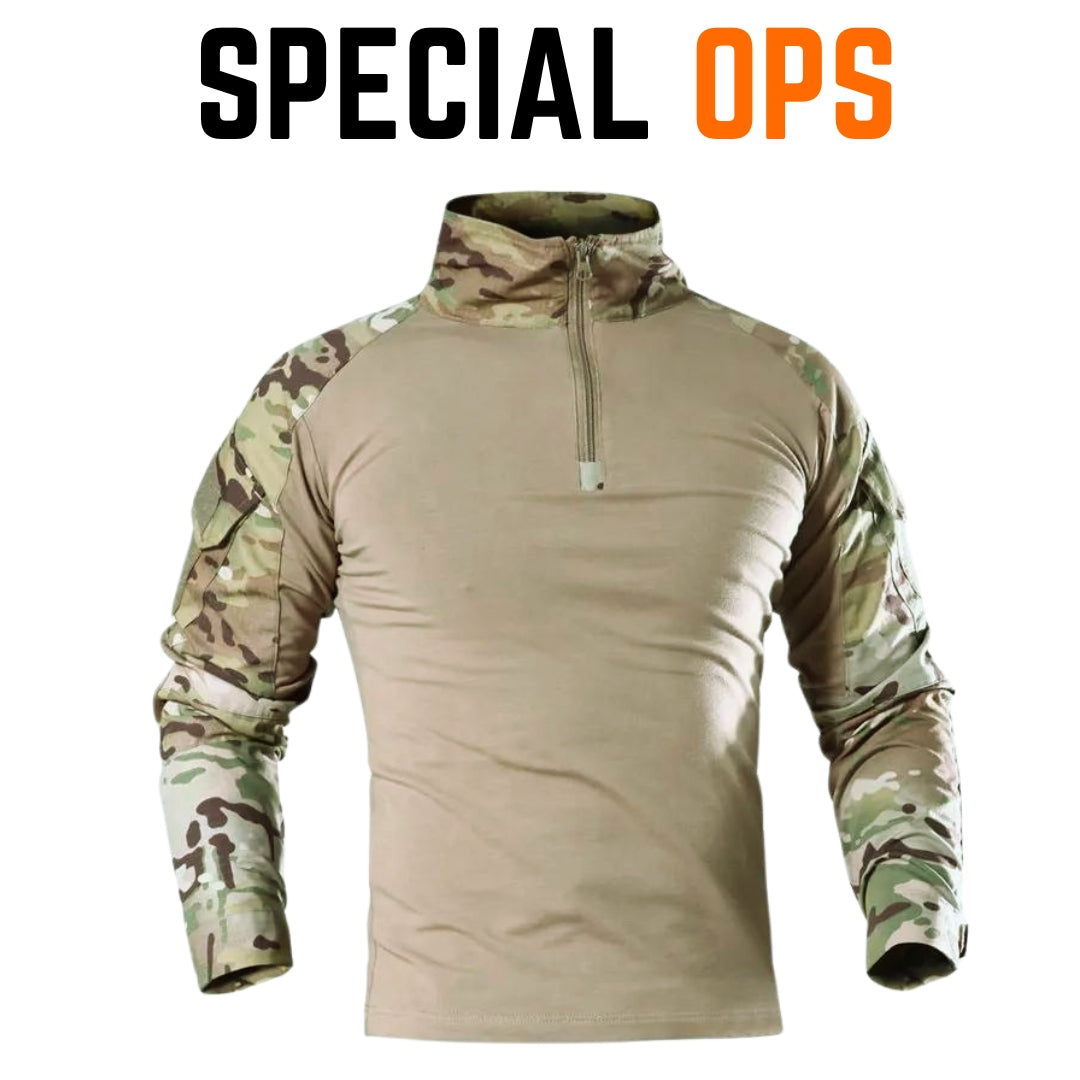 Camo Tactical Tshirt - SPECIAL OPS (Copy) Tactical Gear India