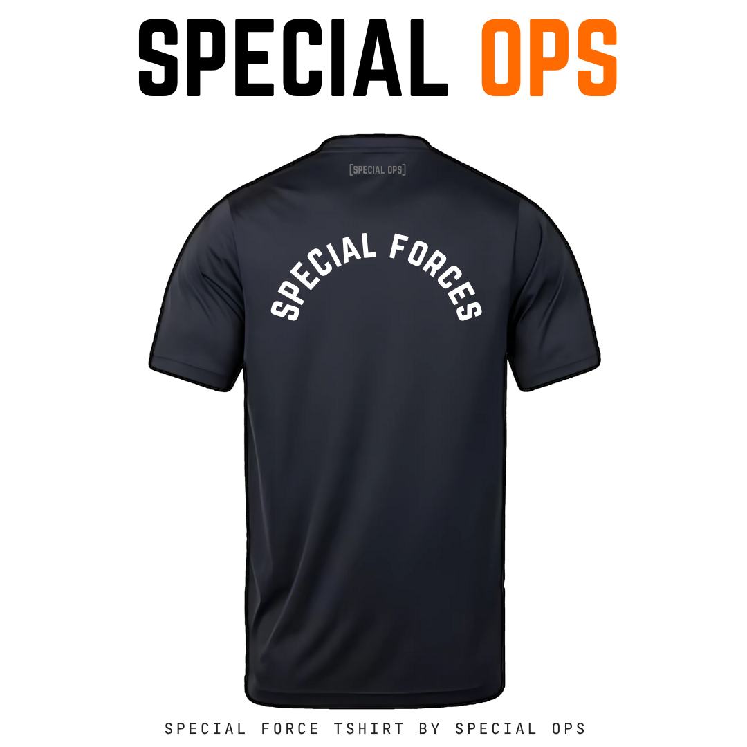 Military-inspired Balidan T-shirt with long-lasting print, moisture-wicking fabric, and regular fit