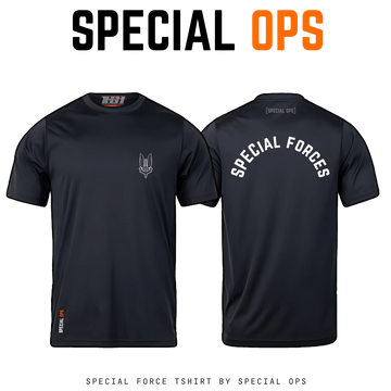 Special Force Balidan T-Shirt by Special Ops in dry fit fabric with 4-way stretch and tactical print